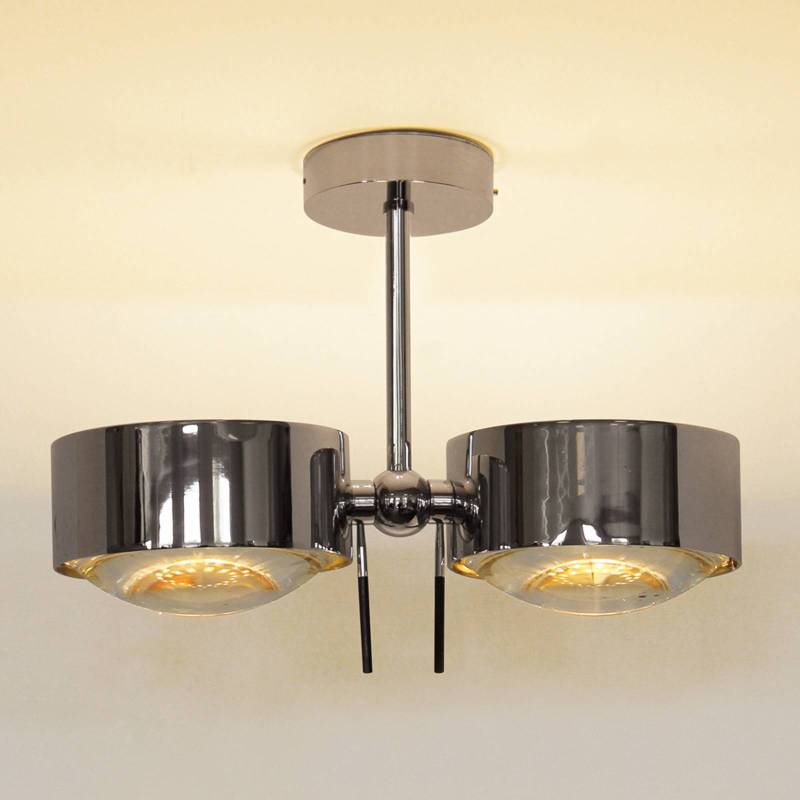 Deckenleuchte Puk Sides chrom 10 cm 2-flammig G9 von Top Light