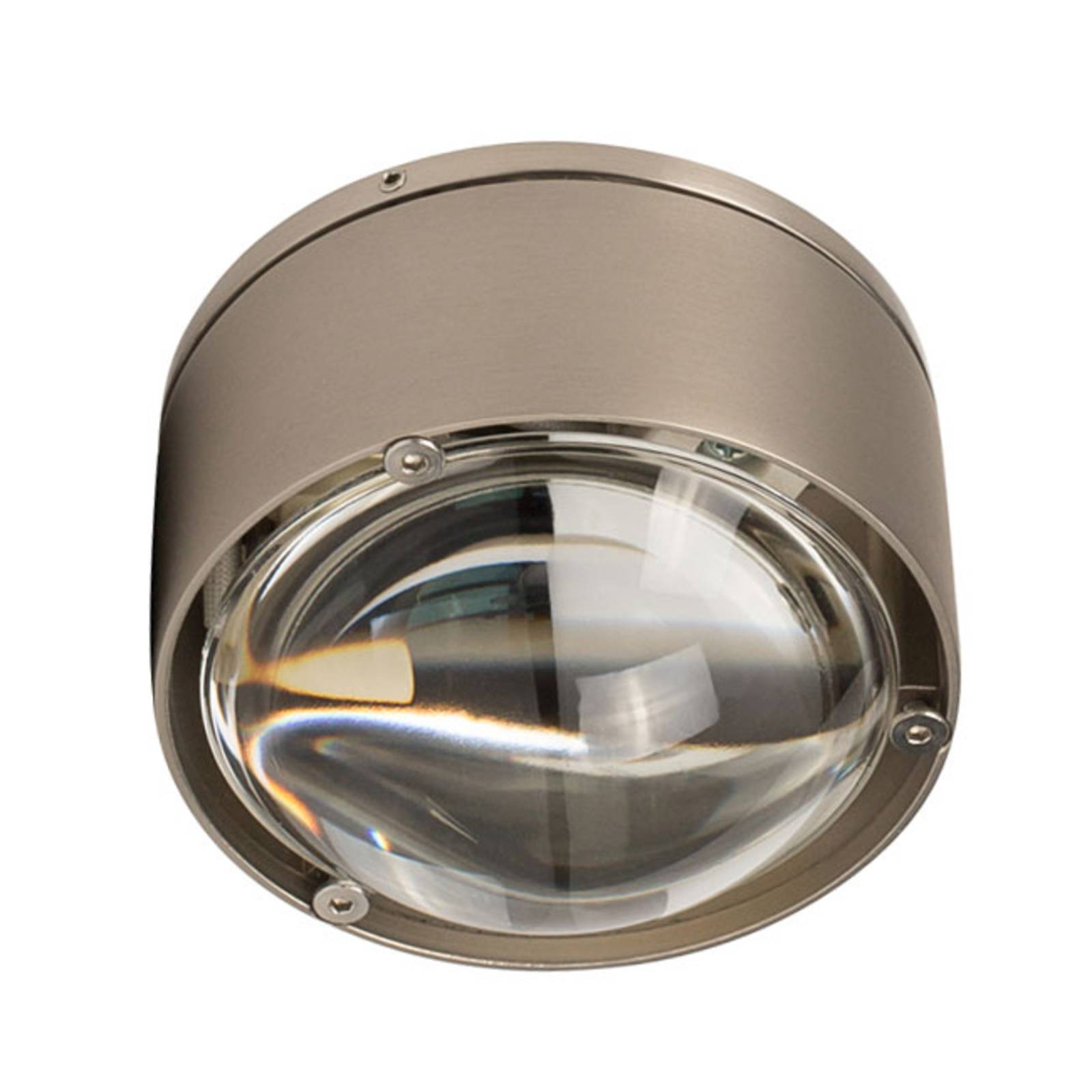 LED-Deckenleuchte Puk One 2, nickel matt von Top Light