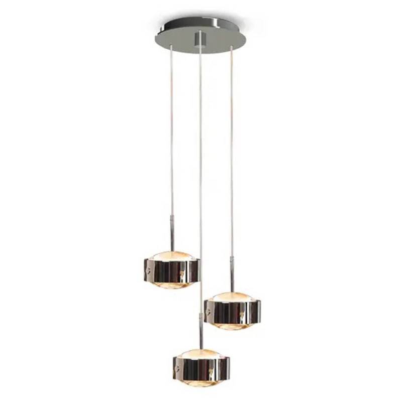 Hängelampe Puk Meg Maxx Drop Trio chrom matt 3-flg. G9 von Top Light
