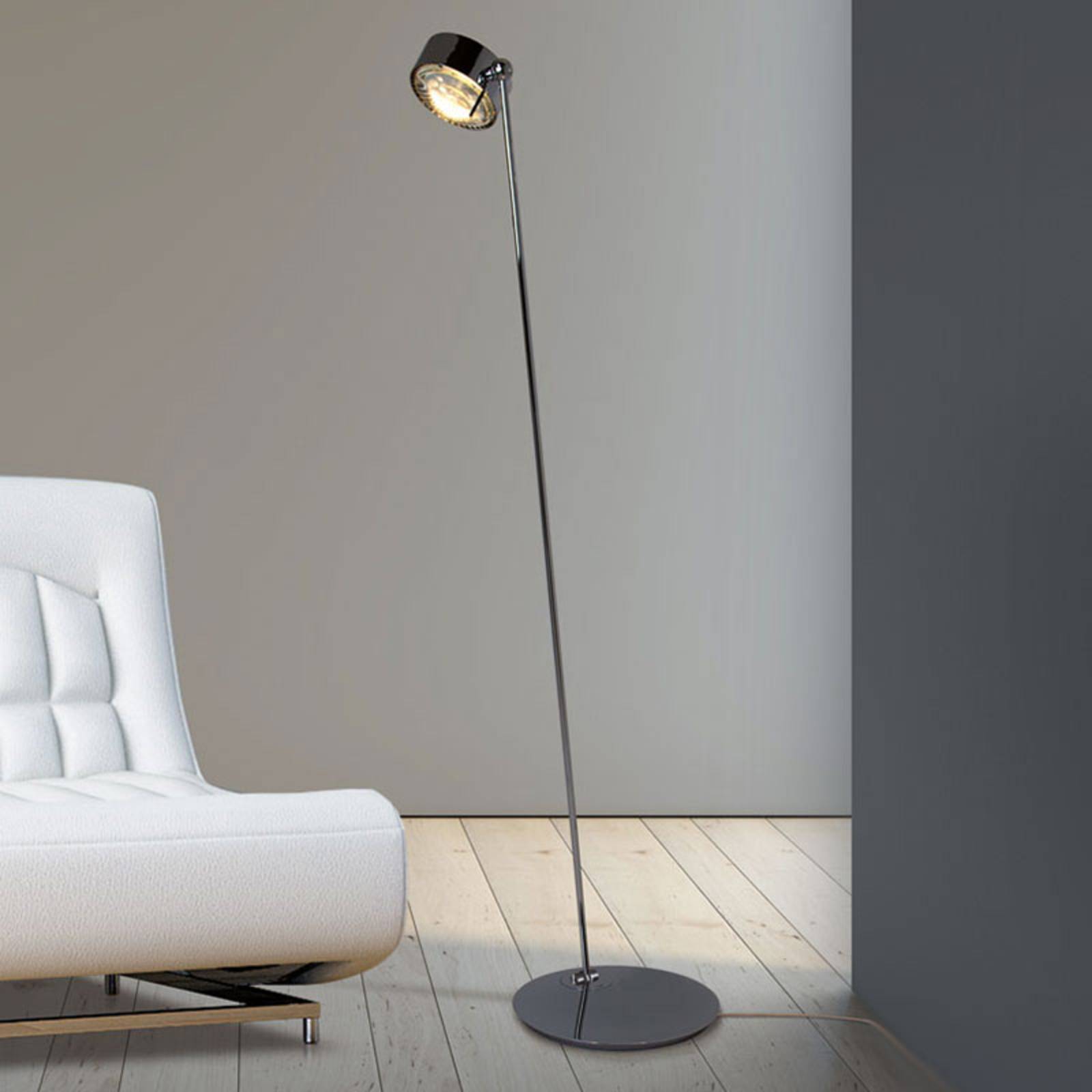 LED-Stehleuchte Puk Maxx Floor Mini, chrom LED-Stehleuchte Puk Maxx Floor Mini, chrom von Top Light
