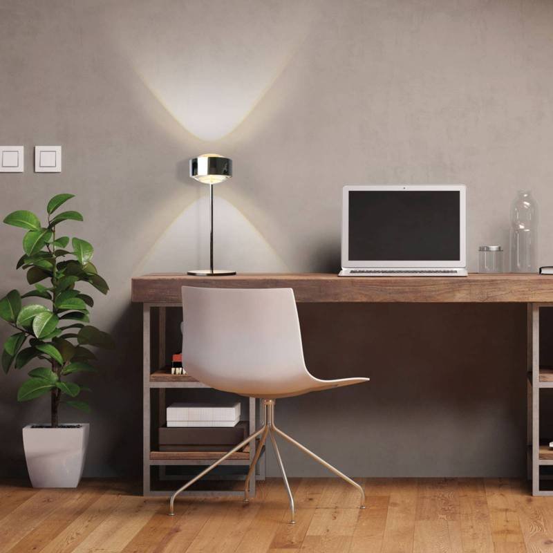LED-Tischlampe Puk Meg Maxx Eye Table 37 cm chrom von Top Light