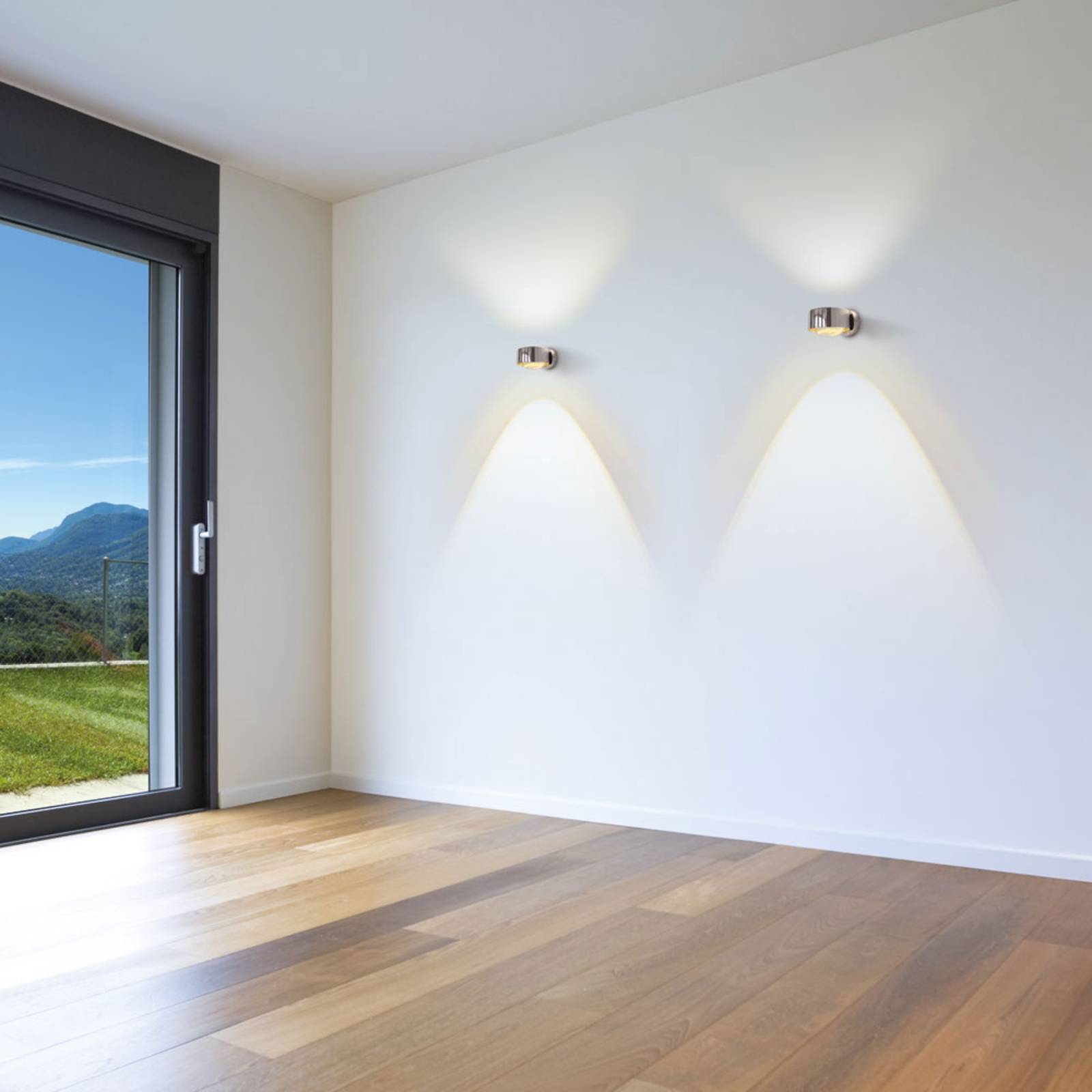 LED-Wandleuchte Puk Maxx Wall, chrom LED-Wandleuchte Puk Maxx Wall, chrom von Top Light