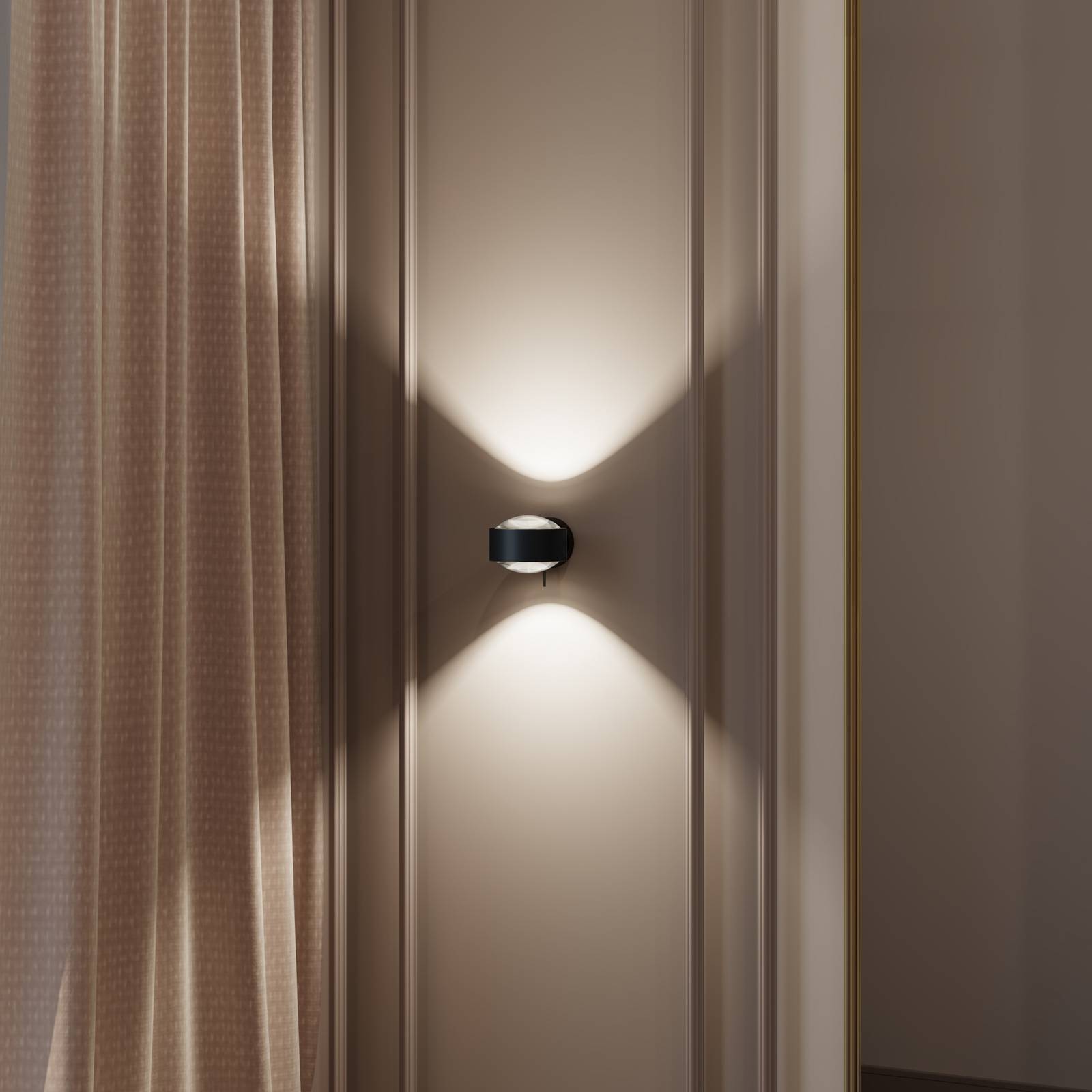 Puk! 120 Wall LED-Spot Linsen klar schwarz matt Puk! 120 Wall LED-Spot Linsen klar schwarz matt von Top Light