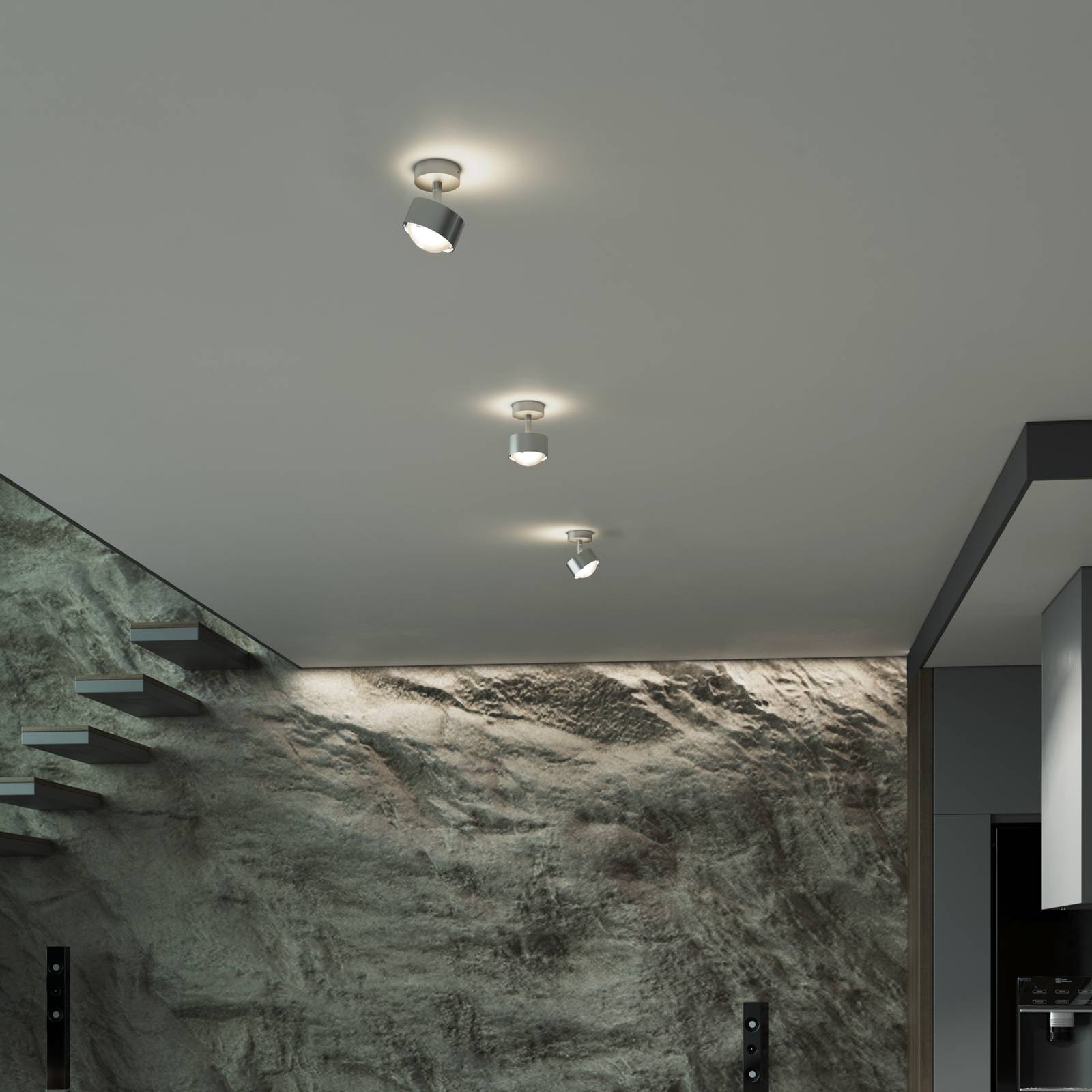 Puk! 80 Turn Up/Downlight Linse matt chrom matt Puk! 80 Turn Up/Downlight Linse matt chrom matt von Top Light