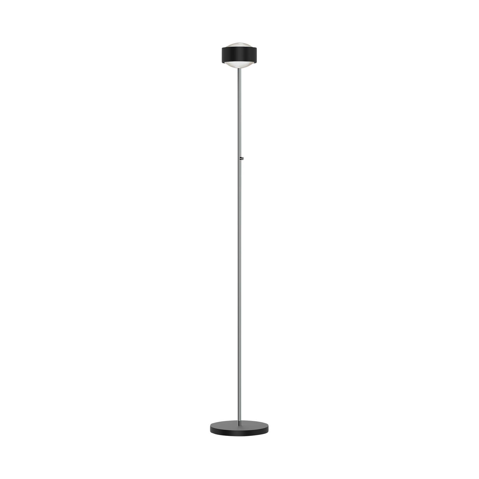 Puk Maxx Eye Floor LED Linse matt, schwarz/chrom von Top Light