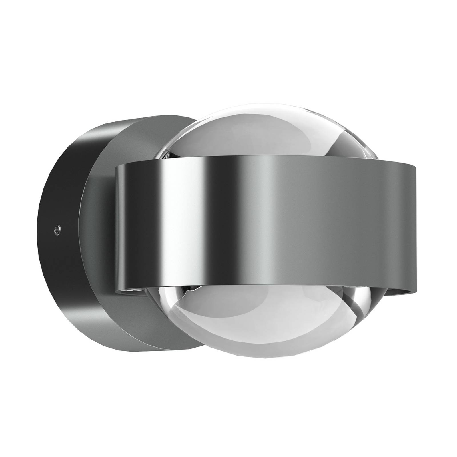 Puk Mini Wall LED 2x8W Linsen klar, chrom matt Puk Mini Wall LED 2x8W Linsen klar, chrom matt von Top Light