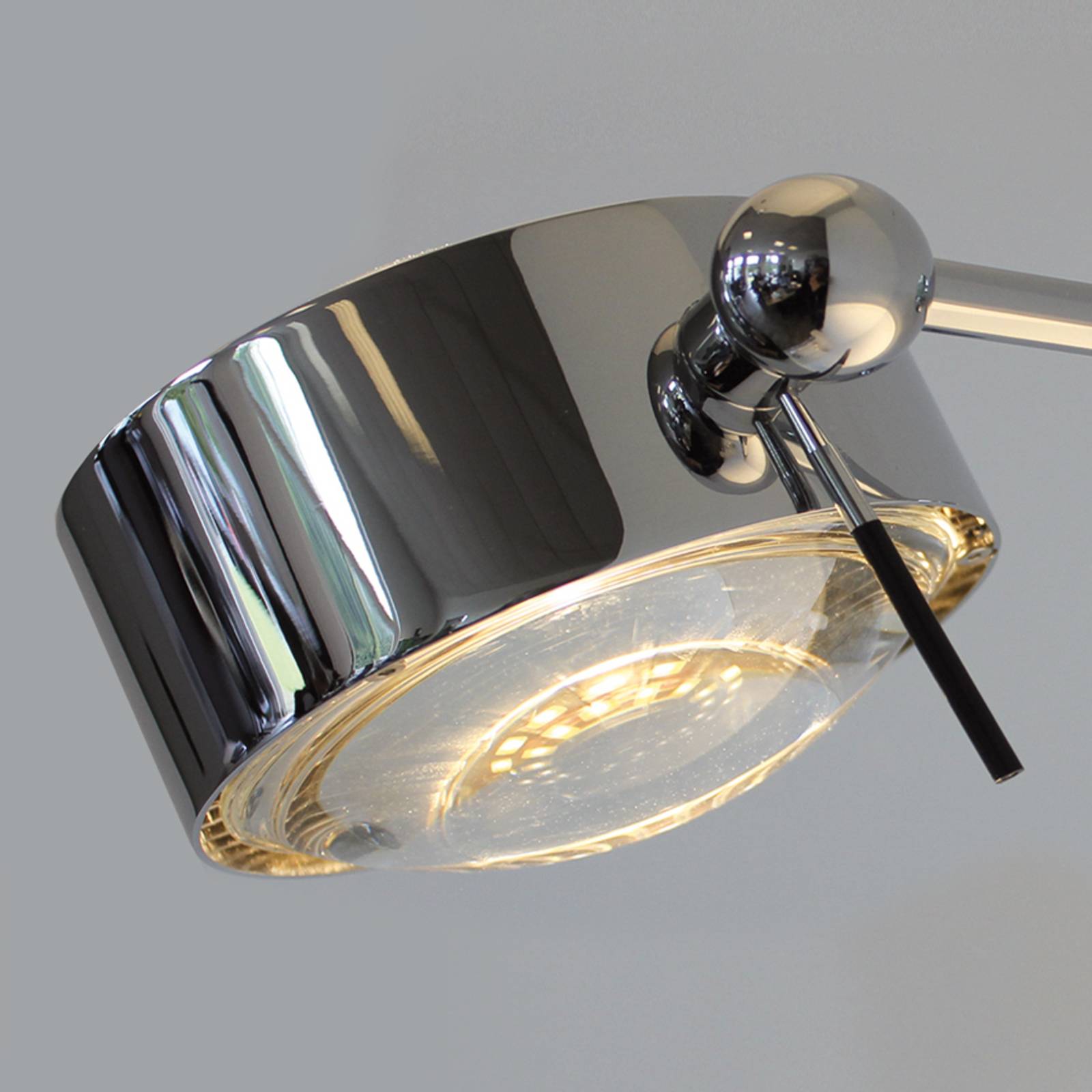 Wandleuchte PUK SIDES, 1-fl. 10 cm chrom Wandleuchte PUK SIDES, 1-fl. 10 cm chrom von Top Light