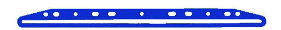 Top-Print Klemmschienen mit Abheftleiste DIN A4 4.5 cm blau Top-Print Klemmschienen mit Abheftleiste DIN A4 4.5 cm blau von Top-Print