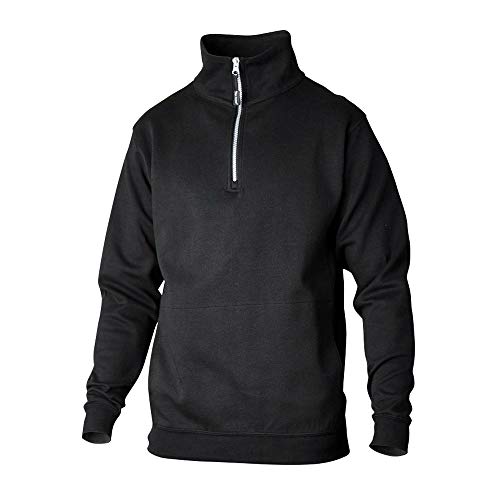 Top Swede 0102-05-09 Modell 0102 Zip Sweatshirt, Schwarz, Größe XXXL von Top Swede