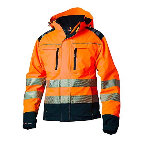 Top Swede 13002002207 Modell 130 Warnschutz Wetterschutz Jacke, Orange/Marine, Größe XL Top Swede 13002002207 Modell 130 Warnschutz Wetterschutz Jacke, Orange/Marine, Größe XL von Top Swede