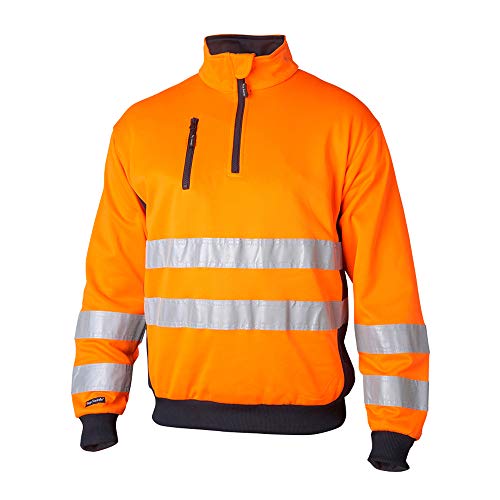Top Swede 13602902205 Modell 136 Warnschutz Sweatshirt, Orange/Marine, Größe M Top Swede 13602902205 Modell 136 Warnschutz Sweatshirt, Orange/Marine, Größe M von Top Swede