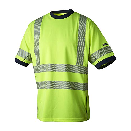 Top Swede 1424-12-03 Modell 1424 Warnschutz T-Shirt, Gelb, Größe XS von Top Swede
