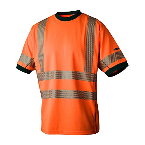 Top Swede 1424-22-03 Modell 1424 Warnschutz T-Shirt, Orange, Größe XS von Top Swede