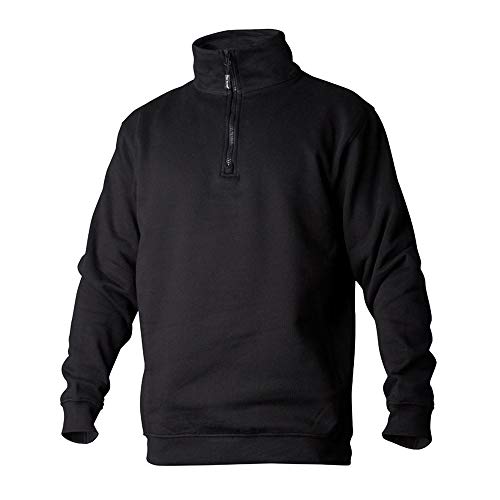 Top Swede 14900300506 Modell 149 Half Zip Sweatshirt, Schwarz, Größe L von Top Swede