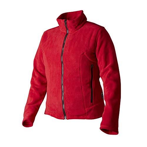Top Swede 1642-03-07 Modell 1642 Damen Fleece Jacke, Rot, Größe XL von Top Swede