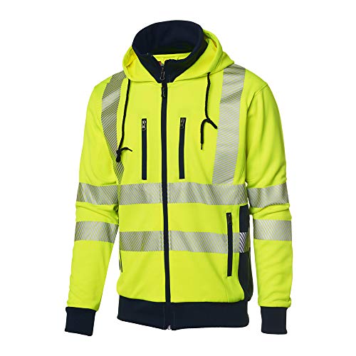 Top Swede 1729-12-04 Modell 1729 Warnschutz Kapuzenjacke, Gelb/Marine, Größe S Top Swede 1729-12-04 Modell 1729 Warnschutz Kapuzenjacke, Gelb/Marine, Größe S von Top Swede