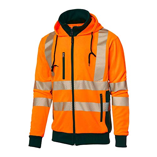 Top Swede 1729-22-06 Modell 1729 Warnschutz Kapuzenjacke, Orange/Marine, Größe L Top Swede 1729-22-06 Modell 1729 Warnschutz Kapuzenjacke, Orange/Marine, Größe L von Top Swede