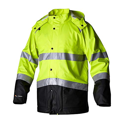 Top Swede 18009401509 Modell 180 Regen Jacke, Gelb/Schwarz, Größe XXXL von Top Swede