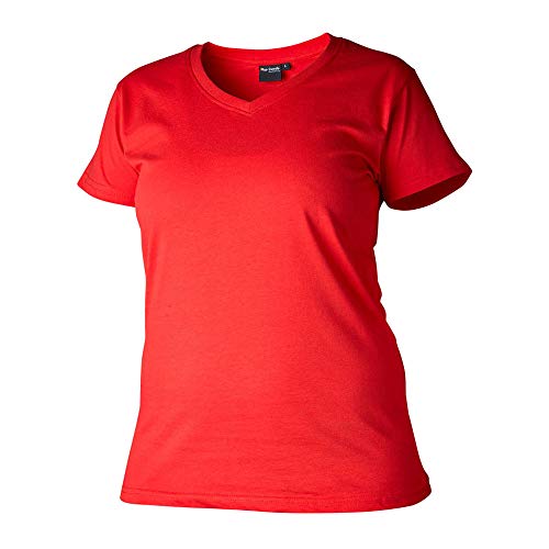 Top Swede 20201200303 Modell 202 Damen Rundhals T-Shirt, Rot, Größe XS von Top Swede