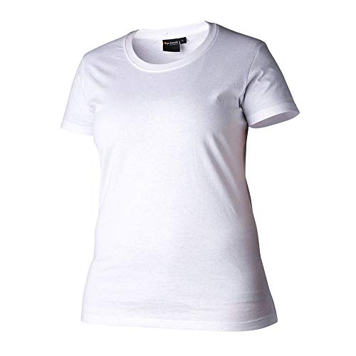 Top Swede 20301200106 Modell 203 Damen Rundhals T-Shirt, Weiß, Größe L von Top Swede