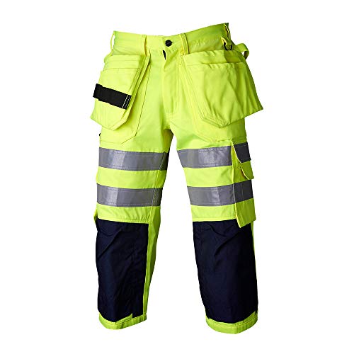 Top Swede 218016012C060 Modell 218 Warnschutz Piratenhose, Gelb/Marine, Größe C60 Top Swede 218016012C060 Modell 218 Warnschutz Piratenhose, Gelb/Marine, Größe C60 von Top Swede