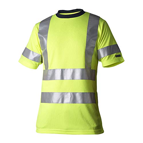 Top Swede 22402701005 Modell 224 Warnschutz T-Shirt, Gelb, Größe M von Top Swede