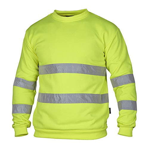 Top Swede 4228-10-06 Modell 4228 Warnschutz Sweatshirt, Gelb, Größe L von Top Swede