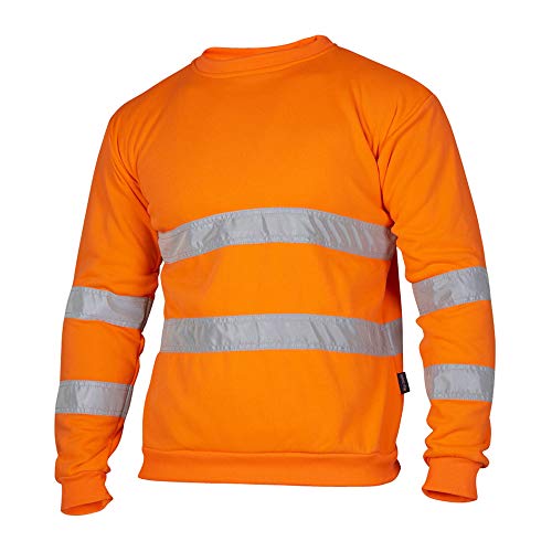 Top Swede 4228-20-04 Modell 4228 Warnschutz Sweatshirt, Orange, Größe S von Top Swede