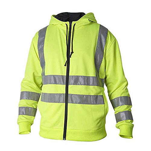 Top Swede 4429-10-07 Modell 4429 Warnschutz Kapuzenjacke, Gelb, Größe XL von Top Swede