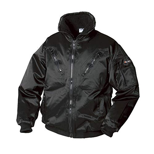 Top Swede 5026-05-06 Modell 5026 Pilot Jacke, Schwarz, Größe L von Top Swede