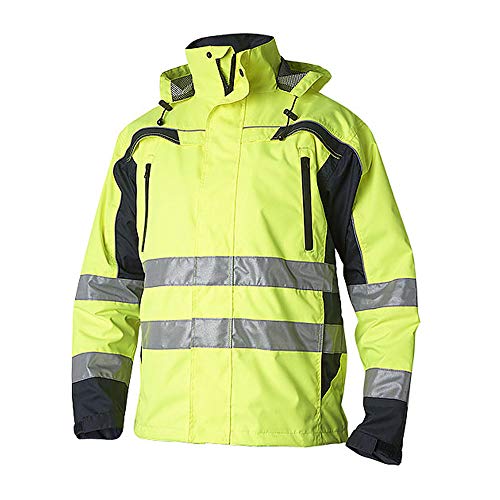 Top Swede 5217-12-04 Modell 5217 Hi Vis Wetterschutz Jacke, Gelb, Größe S von Top Swede