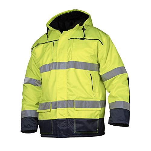 Top Swede 6216-12-07 Modell 6216 Doppelt Gefütterter Parka Jacke, Gelb/Marine, Größe XL Top Swede 6216-12-07 Modell 6216 Doppelt Gefütterter Parka Jacke, Gelb/Marine, Größe XL von Top Swede