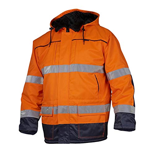 Top Swede 6216-22-06 Modell 6216 Doppelt Gefütterter Parka Jacke, Orange/Marine, Größe L Top Swede 6216-22-06 Modell 6216 Doppelt Gefütterter Parka Jacke, Orange/Marine, Größe L von Top Swede