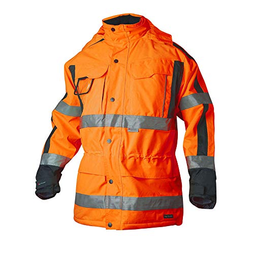 Top Swede 6317-22-09 Modell 6317 Wind und Wasserdichter Parka Jacke, Orange/Marine, Größe XXXL Top Swede 6317-22-09 Modell 6317 Wind und Wasserdichter Parka Jacke, Orange/Marine, Größe XXXL von Top Swede