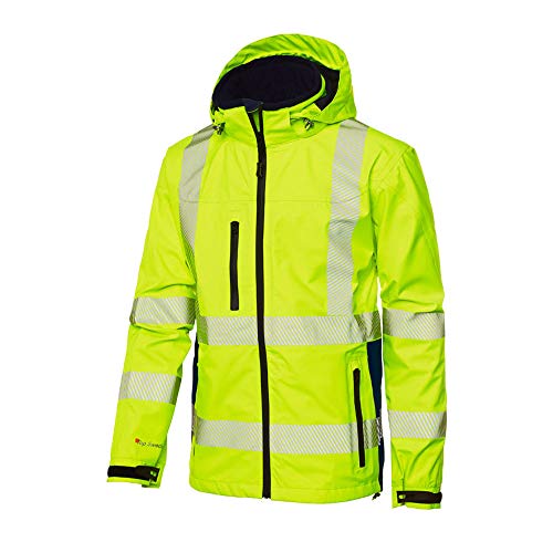 Top Swede 6718-10-03 Modell 6718 Hi Vis Wetterschutz Jacke, Gelb, Größe XS von Top Swede