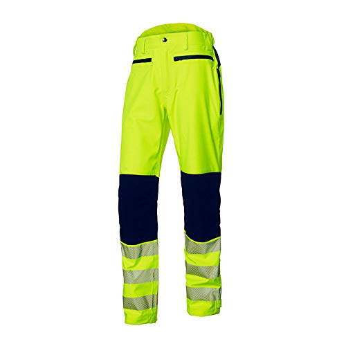 Top Swede 6818-10-03 Modell 6818 Hi Vis Wind Und Wasserdichte Muschelhosen, Gelb, Größe XS von Top Swede