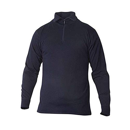 Top Swede 9737-02-02 Modell 9737 Zip Shirt, Marine, Größe XXS von Top Swede