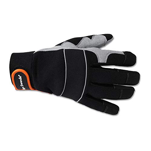 Top Swede SL16011 Modell SL 160 Arbeitshandschuhe, Schwarz/Grau, Größe 11 von Top Swede