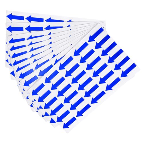 TOP-VIGOR Kleine Pfeilaufkleber, 1,2 x 0,4 cm, PVC-Klebeetiketten für Fließrichtung, Fehlermarkierung, Inspektion und Qualitätskontrolle, Blau, 10 Stück TOP-VIGOR Kleine Pfeilaufkleber, 1,2 x 0,4 cm, PVC-Klebeetiketten für Fließrichtung, Fehlermarkierung, Inspektion und Qualitätskontrolle, Blau, 10 Stück von Top-Vigor
