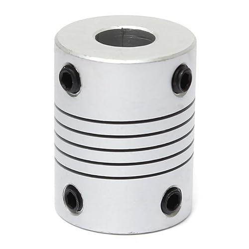 8mm x 10mm D19 L25 Flexible Wellenkupplung aus Aluminium, leichte Verriegelungswelle, zum Verbinden von 4 bis 10 mm Wellen in 3D-Druckern, Servo-Schrittmotoren, Drehgebern 8mm x 10mm D19 L25 Flexible Wellenkupplung aus Aluminium, leichte Verriegelungswelle, zum Verbinden von 4 bis 10 mm Wellen in 3D-Druckern, Servo-Schrittmotoren, Drehgebern von TopHomer