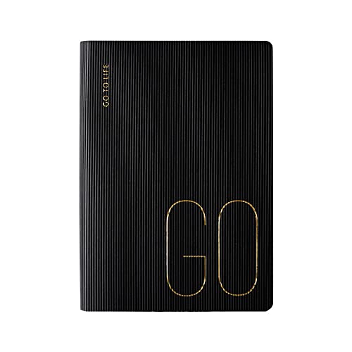 A7 Leder Notizbuch, 9 x 14 cm, 256 Seiten Klein Mini Reisetagebuch Notizblock Tagebuch, Geschenk für Geburtstag Jahrestag Frauen Männer, Memo Pad Notizen Persönlicher Planer Notizbücher, Schwarz A7 Leder Notizbuch, 9 x 14 cm, 256 Seiten Klein Mini Reisetagebuch Notizblock Tagebuch, Geschenk für Geburtstag Jahrestag Frauen Männer, Memo Pad Notizen Persönlicher Planer Notizbücher, Schwarz von TopHomer