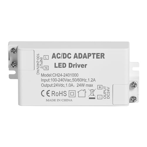 LED-Treiber, 24 W LED-Netzteil, Transformator für LED-Streifen, 12 V DC, 2 A, Niederspannungs-Netzteil, konstante Spannung für LED-Streifen, G4, MR16, MR11, GU10-Glühbirnen LED-Treiber, 24 W LED-Netzteil, Transformator für LED-Streifen, 12 V DC, 2 A, Niederspannungs-Netzteil, konstante Spannung für LED-Streifen, G4, MR16, MR11, GU10-Glühbirnen von TopHomer