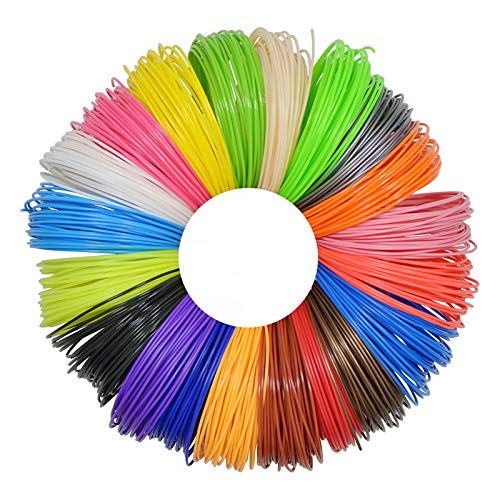 PLA-Filamentmine für 3D-Stift, 20 Farben, 10 m pro Farbe, für die meisten 3D-Stifte von TopHomer