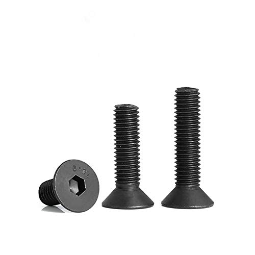 Senkkopfschrauben mit Innensechskant, Flachkopf, M4 x 20 mm, 20 Stück von TopHomer