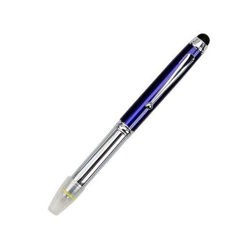TopHomer LED-Kugelschreiber 3 in 1 Stift/Stylus/LED-Licht (Schwarz) von TopHomer
