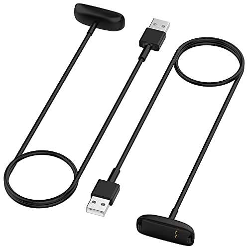 TopPerfekt Ladekabel für Fitbit ACE 3, Ersatz-Ladekabel Zubehör für Fitbit Inspire 2 und ACE 3 (2er Pack 1 m) (2 Stück, 1 m) von TopPerfekt