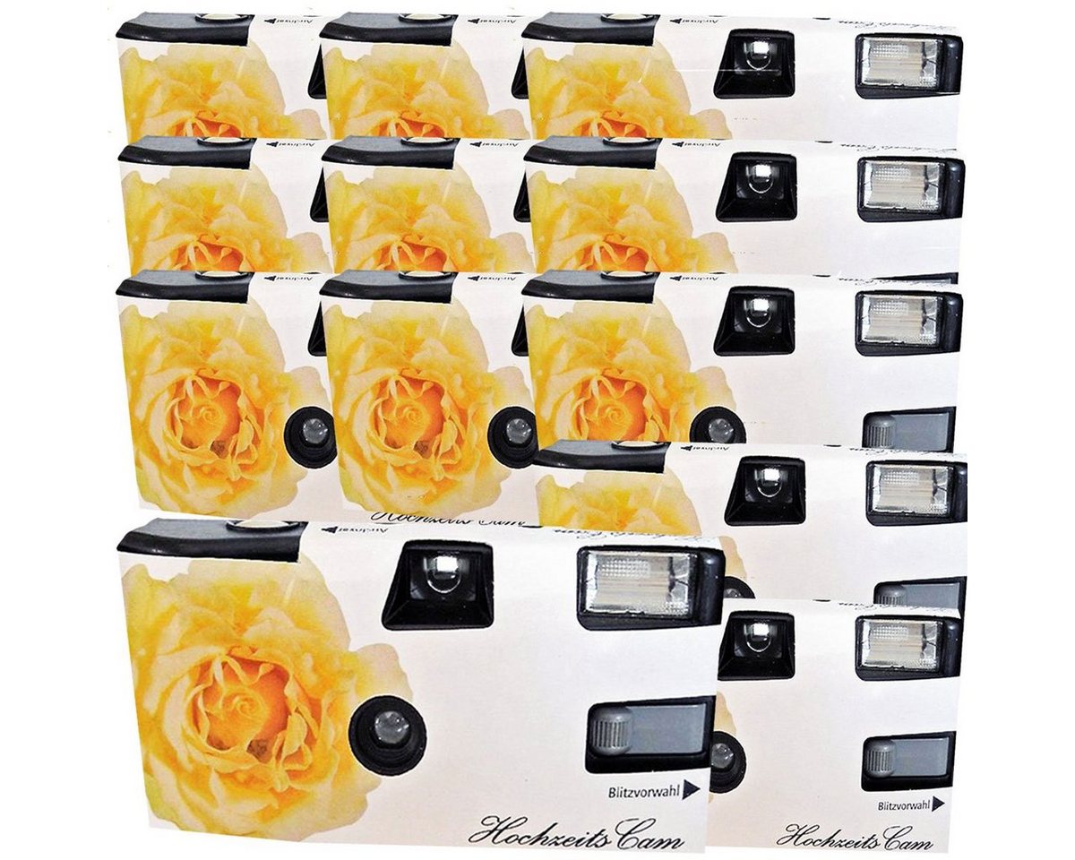 TopShot 12 x Einwegkamera gelbe Hochzeitsrose Einwegkamera TopShot 12 x Einwegkamera gelbe Hochzeitsrose Einwegkamera von TopShot