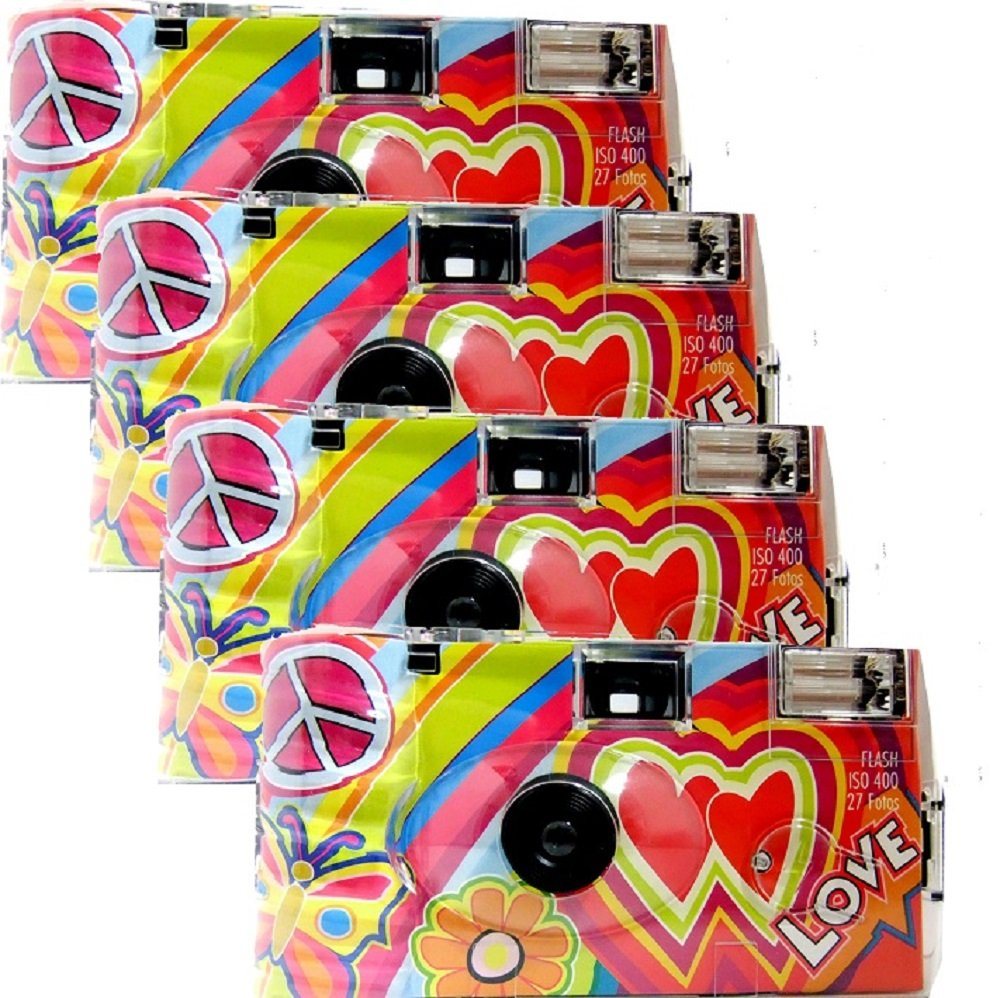 TopShot 4x Einwegkamera Sonderposten Love Kult bunt (Rainbow) MHD 03.2026 Einwegkamera TopShot 4x Einwegkamera Sonderposten Love Kult bunt (Rainbow) MHD 03.2026 Einwegkamera von TopShot