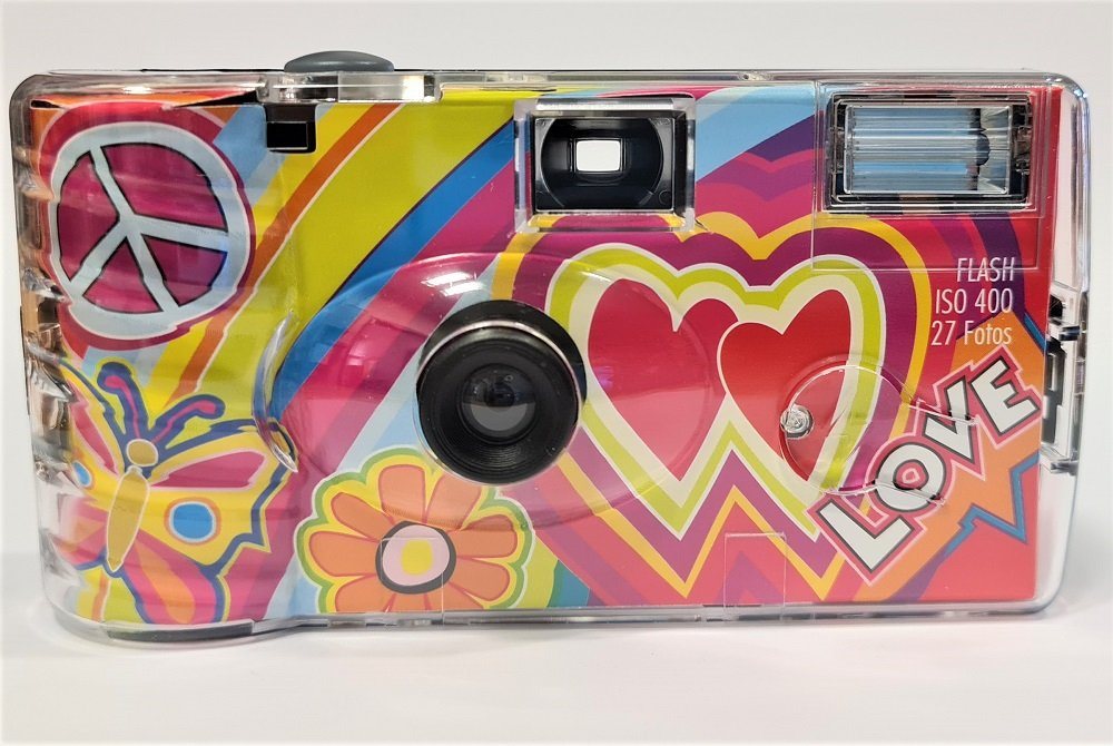 TopShot 5x Einwegkamera Sonderposten Love Kult bunt (Rainbow) MHD 03.2025 Einwegkamera TopShot 5x Einwegkamera Sonderposten Love Kult bunt (Rainbow) MHD 03.2025 Einwegkamera von TopShot