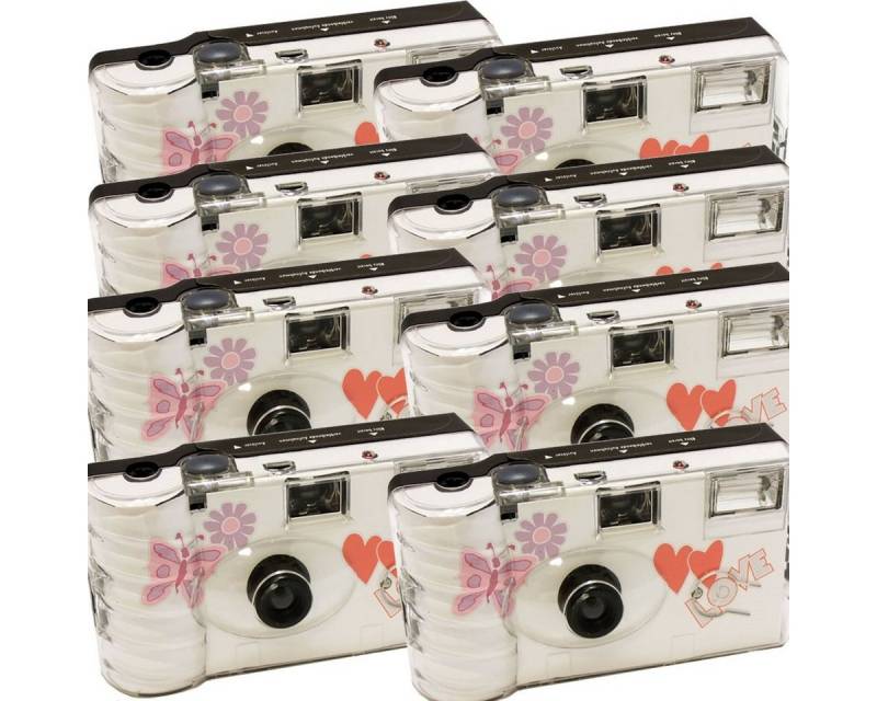 TopShot 8 x Einwegkamera Hochzeit Schmetterling MHD 10.2025 Einwegkamera von TopShot